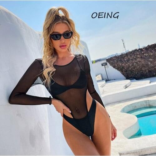 3 Piece Sets Womens Long Sleeve Swimsuit Backless Sexy 2021 Bathing Suit Fashion Swimwear Women