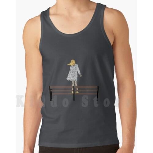 Cassie On A Bench Tank Tops Vest 100% Cotton Skins Uk Girls Blond London Bristol Drug Drugs Tony Sid Jenkins Sidney