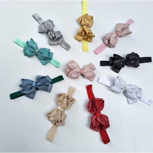 Lovely Baby Flower Headband Girls Bowknot Elastic Toddler Hair Band Newborn Hair Accessories