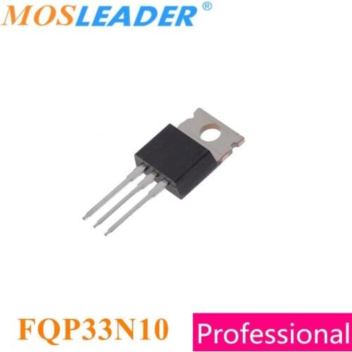 Mosleader FQP33N10 TO220 100PCS N-Channel 100V 33A High quality Made in China