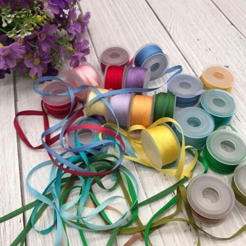 2014 New styles,19colors 95meters pure silk ribbon set,5mts per card,embroidery using,flowers,articles