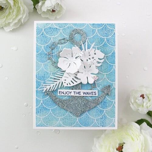 New Anchor logo decoration metal Cutting Dies Stencils DIY Scrapbooking Paper/photo Cards Embossing Dies