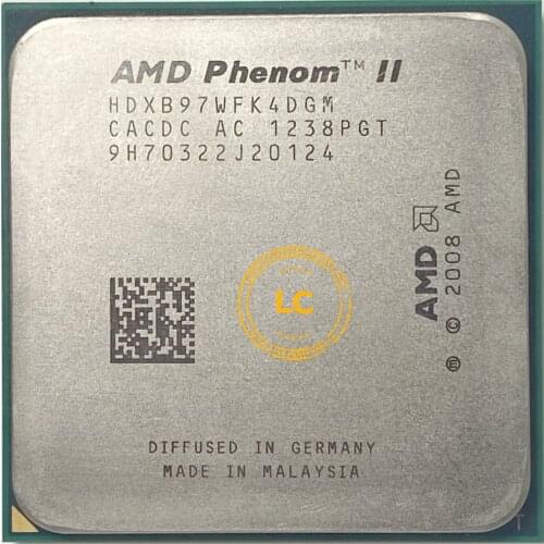 AMD Phenom II X4 B97 CPU/HDXB97WFK4DGM/AM2+&AM3/938pin/3.2G/95W/6M