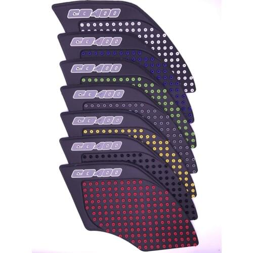 Motorcycle Tank Traction Pad Side Gas Knee Grip Protector Anti slip sticker for HONDA CB400 1992-2016