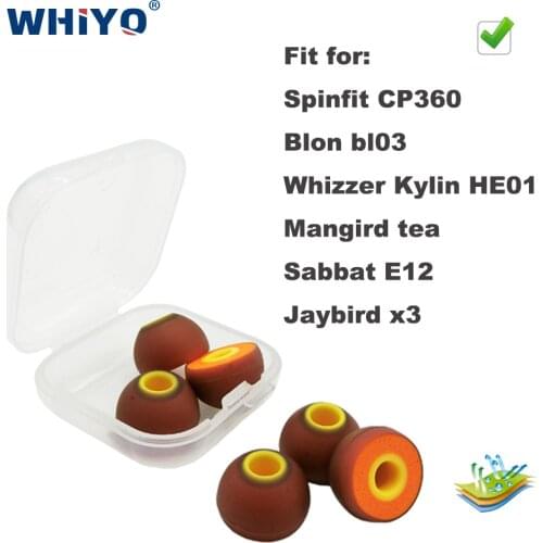 Earpads Replacement Silicone Earbuds for Spinfit CP360 Blon bl03 Whizzer Kylin HE01 Mangird tea Sabbat E12 Jaybird x3 Eartips