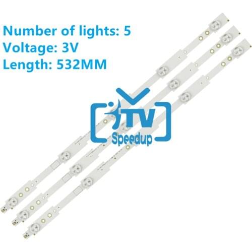 3PCS/set LED backlight strip for Philco Ph29e63d Ph29e63