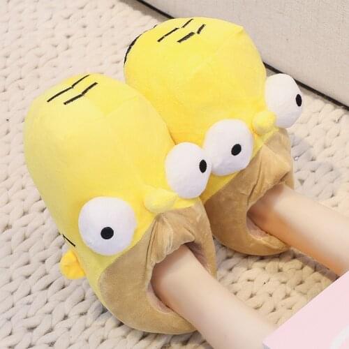 2019 Winter lovely Slippers Chausson Licorne White Shoes Women unicorn slippers animals pantuflas unicornio pantoufle femme fgb