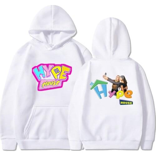 The Hype Hous Hoodie Fashion Long Sleeve Winter Printing Hoodies Casual Sportswear Tops Cotton Pullover Hipster Popular Tops