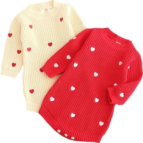 Knitted Baby Girls Rompers Winter Romper Cotton Long Sleeve Christmas Newborn Clothes Cotton Baby Sweater Infant Boys Jumpsuit