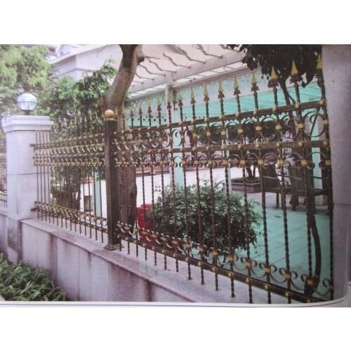 72 Inch High RPF102 Residential Wrought Iron Fence dcorative wrought iron fence Wrought Iron Fence Installation Cost Estimator