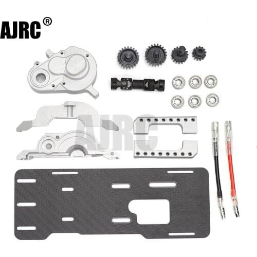 1/10 RC TRX-4 Accessories Front Motor Gearbox Kit for 1:10 Traxxas TRX4 RC Car Parts Model Defender Bronco K5 G500 TRX-6 Upgrade