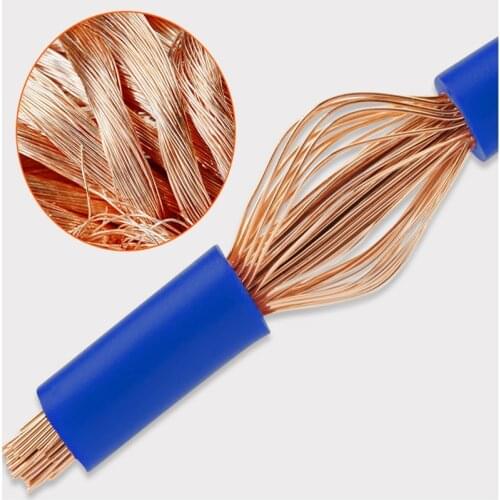 10 meters Copper RV wire multi-strand copper core soft electronic wiring 0.3 0.5 0.75 1 1.5 2.5 square