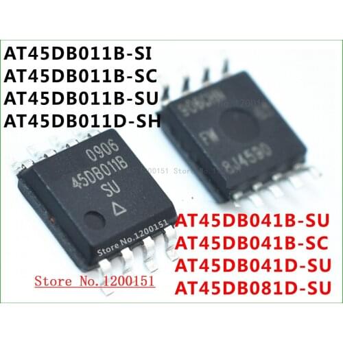 10pcs/lot AT45DB011B SI AT45DB011B-SC AT45DB011B-SU AT45DB011D-SH AT45DB041B SU AT45DB041B-SC AT45DB041D SU AT45DB081D SU SOP8