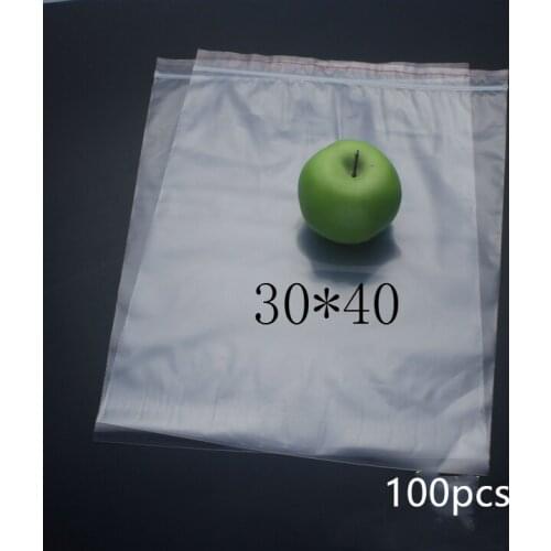 100Pcs 30x40cm Self Seal Packaging Bag for Business Kitchen Cookie Storage Transparent Cellphone Gift Opp Plastic bags