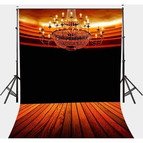 150x220cm Golden Stage Scene Backdrop Hanging Candlelight Photography Background