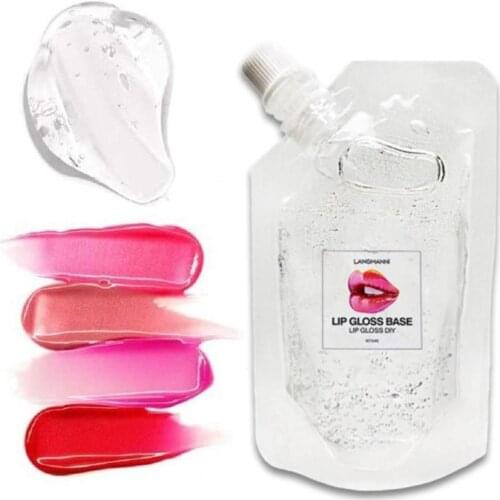 50ml Transparent Lip Gloss Base Oil DIY Lip Gloss Material Liquid For Lip Wholesale Handmake Lipstick Lipgloss Gel Gloss T2L9