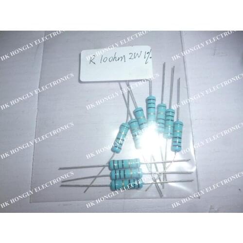 50PCS R 10ohm 2w 1% Resistor DIP 10R