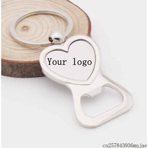 50 Pcs Engraved Heart Bottle Openers Personalised Wedding Gift for Guests Love Keychain Wedding Favor Gift Souvenir