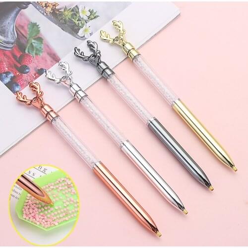 5D New Point Drill Pen Deer Plastic Pen High Quality Diamond Painting Pen DIY Crafts Sewing Accessories For Cross Stitch