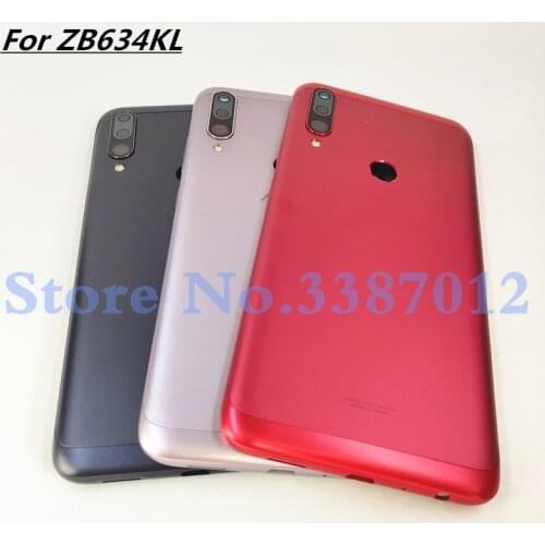 Original Rear Housing For Asus Zenfone Max Plus (M2) ZB634KL Max Shot Back Cover Repair Replace Phone Battery Door Case