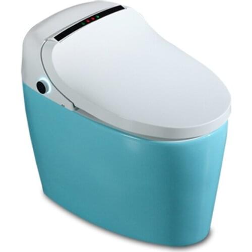 Color automatic clamshell, creative remote control instant hot household toilet, electric integrated smart toilet