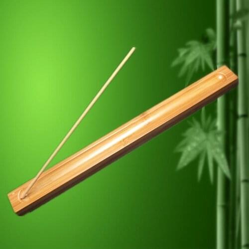 Bamboo Material Stick Incense Plate Holder Fragrant Ware Stick Incense Holder E7
