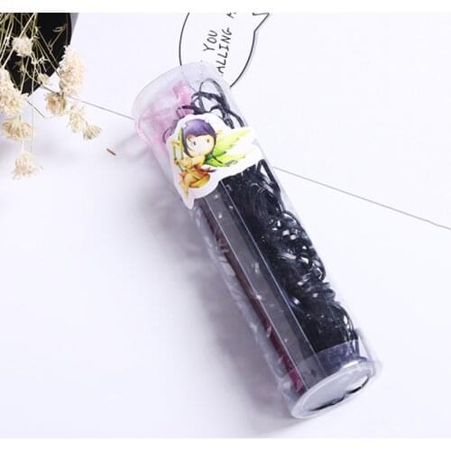 Children Disposable Elastic Hair Ties Stretch Bands Rope Ponytail Holders Hair Accessories THJ99