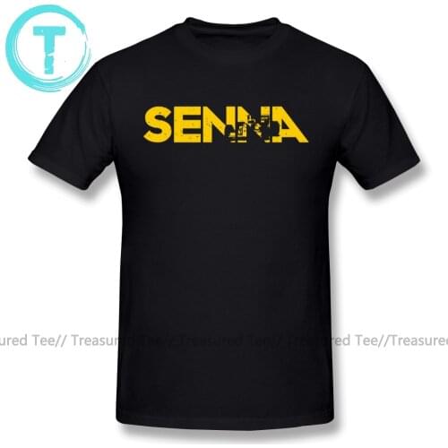 Lewis T Shirt Ayrton Senna T-Shirt Awesome Oversized Tee Shirt 100 Cotton Printed Men Short Sleeves Classic Tshirt