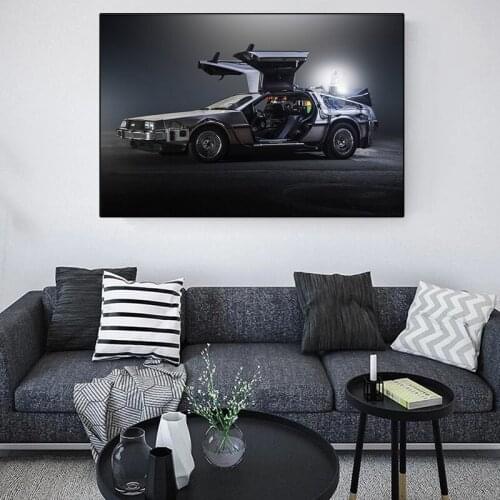 Butterfly Door Sports Car Canvas Painting Racing Poster Print Wall Art Picture Modern Living Room Home Decoration Painting