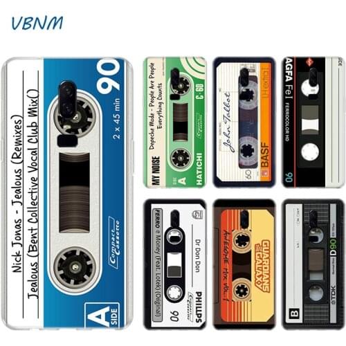 Classical Old Cassette Case For OnePlus 1+ 8 8T Nord 7T 7 Pro 6 6T 5 5T 3 3T Silicone Rubber TPU Coque Cover