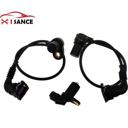 Crankshaft + 2 PCS Camshaft Position Sensor Set for BMW E38 E39 E53 540i 740i X5 12147539166,12141438083