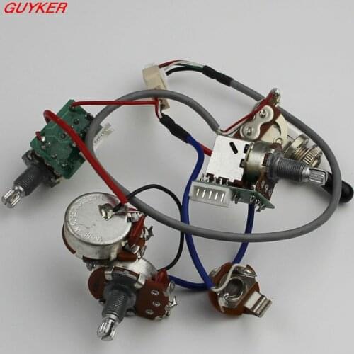 1 Set LP SG Guitar Wiring Harness Push Pull Switch Potentiometers No welding