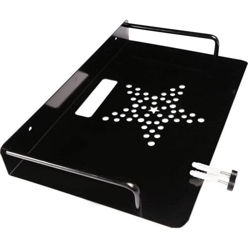 DVD Wall Mount Shelf Bracket, Aluminum Wall Mount Shelf Bracket/Holder/Stand for TV Box,Router,Mini PC,TV Accessories