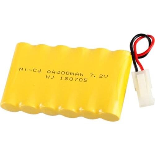 7.2V 400mAh Ni-CD Battery For Huanqi 516 558 549 RC toys Cars Tanks truck boat Spare Parts 6* AA nicd Batteries Pack 1PCS