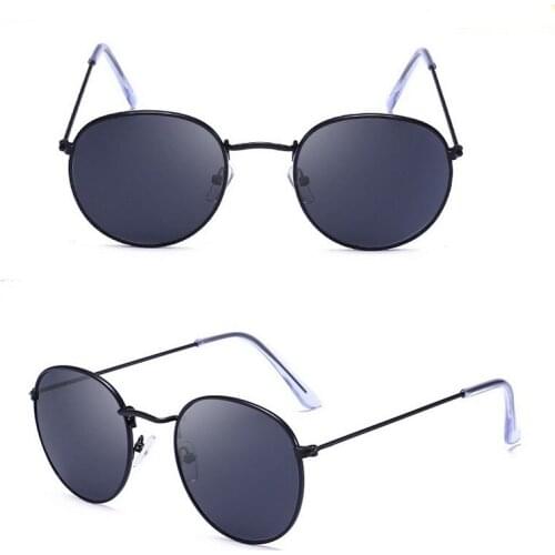 Jyjewel Metal Round Steampunk Sunglasses Men Women Driver Fashion Glasses Brand Designer Retro Frame Vintage Sunglasses UV400