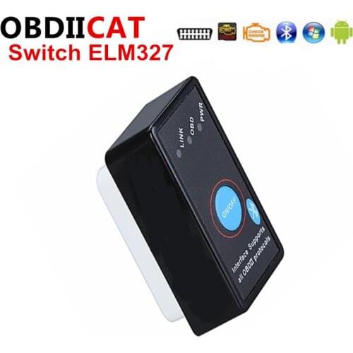 New Super Mini Bluetooth ELM327 V2.1 With Switc OBD2 Diagnostic Tool With Power Switch Work on Android Symbian Windows