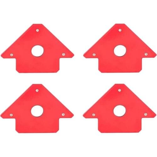 TOP 4 Pcs Welding Magnet Angle Soldering Locator Magnetic Corner Arrows Welder Welding Holder 45 90 135 Degree Angle Magnet