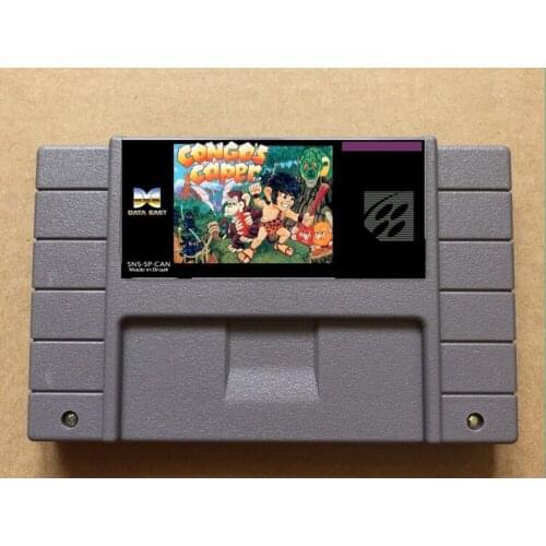 Congos Caper USA-NTSC version 16 bit 46 pins video games