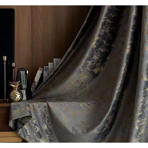 AS New Light Luxury Velvet Shading High-end Atmosphere Nordic Simple Home Decoration Curtains for Living Dining Room Bedroom