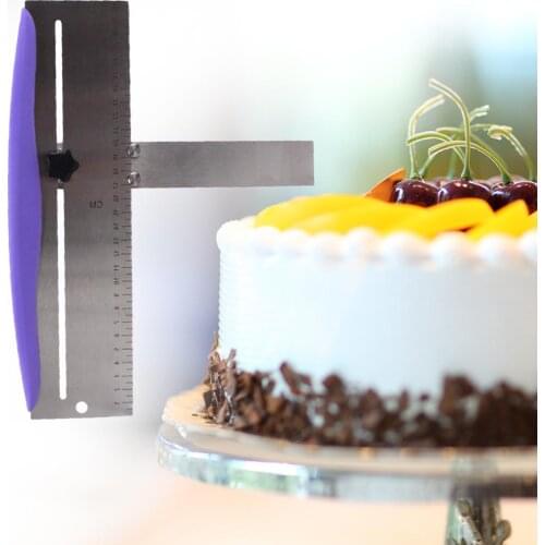 1pcs Adjustable Cake Scraper Baking Crisp Corners Cakes Comb Metal Cake Edge Smoother Made Of Stainless Steel DIY Baking Tools