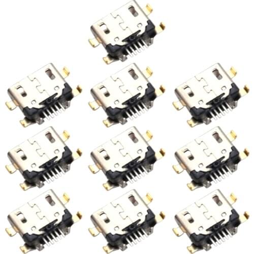10 PCS Charging Port Connector for Samsung Galaxy A10s SM-A107F A11 A20e A20S A30s A40s A41 A50s A51
