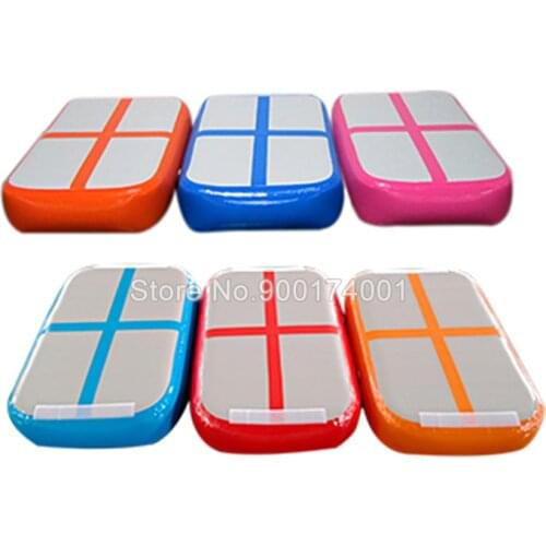 Free Shipping Inflatable Crash Air Board Inflatable Air Block Air Track Inflatable In Bouncers Gymnastics Mini Mat