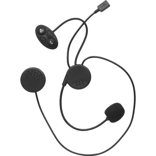 DK10 Wireless Motorcycle Headset Bluetooth Helmet Headphone 10M Intercom Distance Hands-free Earphone With Mic for Motor