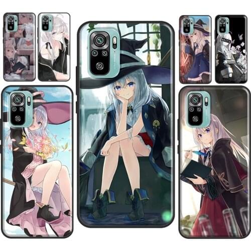 Elaina Majo No Tabitabi Anime For Xiaomi Redmi Note 9 Pro 8 8T 9S Note 10 Pro Cover For Redmi 9C 9A 9T K40 Phone Case
