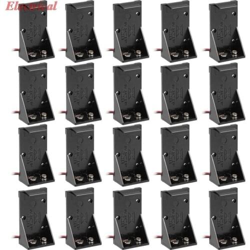 Battery Holder Case Storage Box 9V Batteries Route Leads