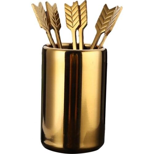 Long Handle Coffee Stirring Rods Tube Anti-rust Washable Stable Sturdy Stainless Steel Mixing Spoon Stir Bars Coffee Stirring Sc