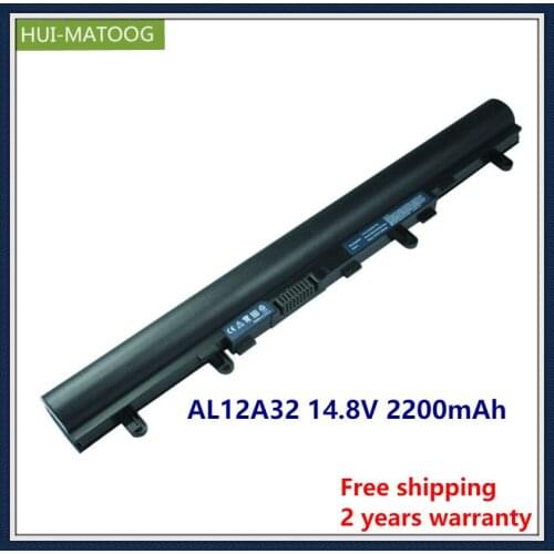 HUI-MATOOG AL12A32 4ICR17/65 Laptop Battery for Acer V5-471G V5-171 V5-431P V5-551 V5-471G -431P -53334G50Makk 14.8V 2200mAh