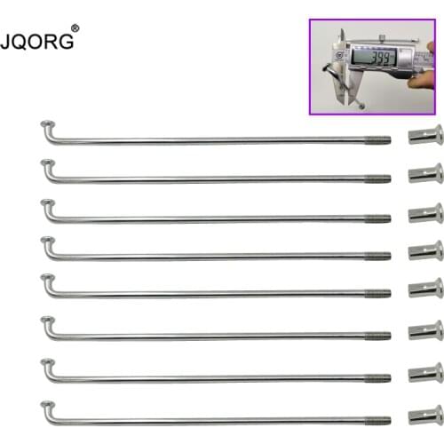 JQORG 8G Spokes 45# Steel Materia Motorcycle Spokes Diameter 4.0mm Electric Motorcycle Spokes 28 PCS/LOT Spokes For Motorcycle