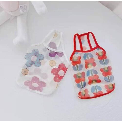 Summer Dog Clothes Puppy Pet Clothes Tulle Clothing For Small Medium Dogs Pets Clothing Cat Dog Sun Protection Clothes For Dogs