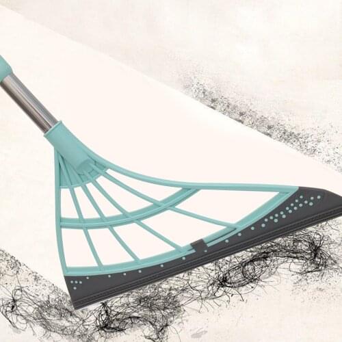 Multifunction Magic Broom Foldable Silicone Cleaner Home Floor Dust Mop & Carpet Sweeper Long Cleaning Tools